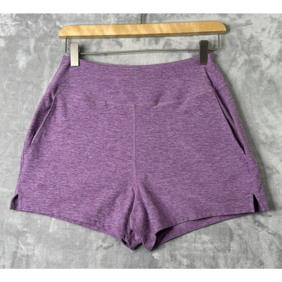 Outdoor Voices Pants - Outdoor Voices Shorts Womens Small Heathered Purple 3" Inseam High Waist Running